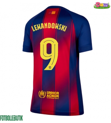 Barcelona Robert Lewandowski #9 Hemmatröja Kvinnor 2025-26 Kortärmad